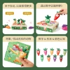 Cross-border new baby radish pulling early education toy, 0-3 years old infant and toddler doll, chewable plush toy wholesale details Picture
